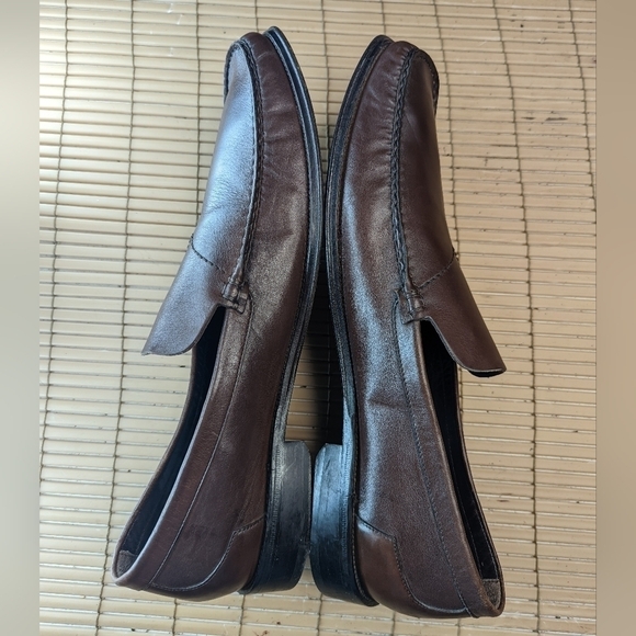 Florsheim IMPERIAL brown leather Venetian Loafers men's size 14D - Picture 8 of 11
